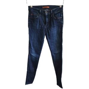 Joes Jeans Med Dark Wash Low rise skinny jeans size 26